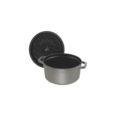 Cast Iron - Round Dutch Ovens - 13.25-qt Round Dutch Oven - Graphite Grey