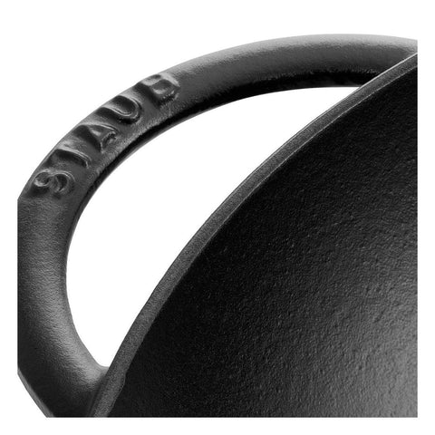 Cast Iron - 6-qt Wok - Black