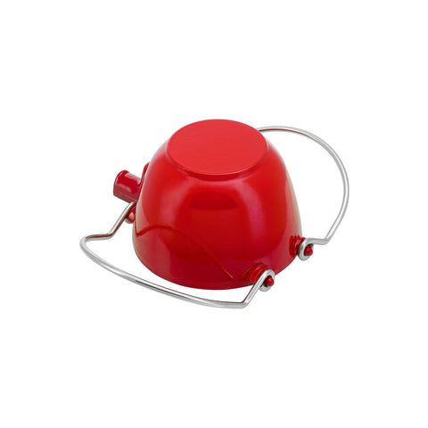 Cast Iron - 1-qt Round Tea Kettle - Cherry