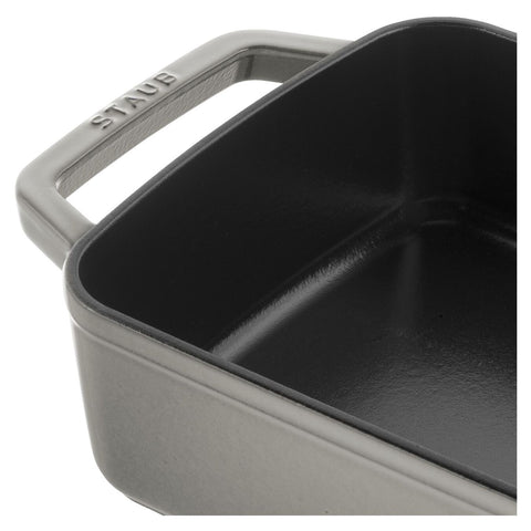 Cast Iron - 12" X 8" Roasting Pan - Graphite Grey