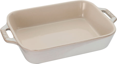 Ceramics - 7.5" X 6" Rectangular Baking Dish - Rustic Ivory