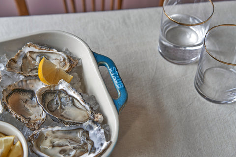 Ceramics - 13" X 9" Rectangular Baking Dish - Rustic Turquoise