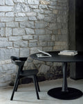 Torsion Dining Table, 50" - Black Oak