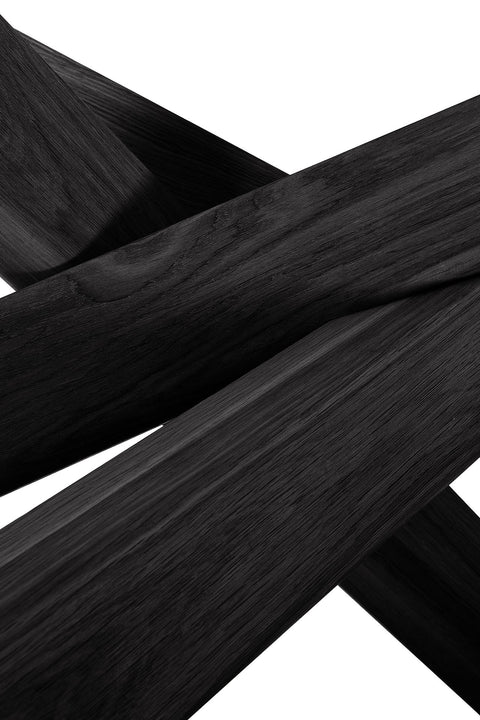 Mikado Dining Table, 110" - Black Oak