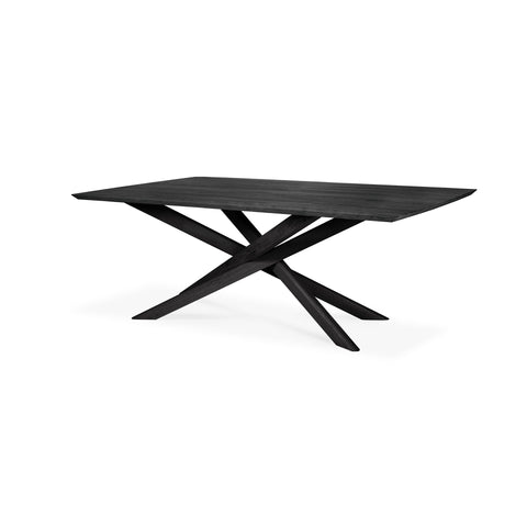 Mikado Dining Table, 110" - Black Oak