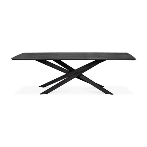Mikado Dining Table, 110" - Black Oak