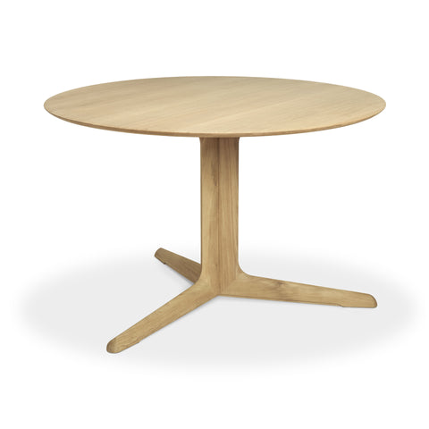 Corto Dining Table - Round - Oak - Oiled