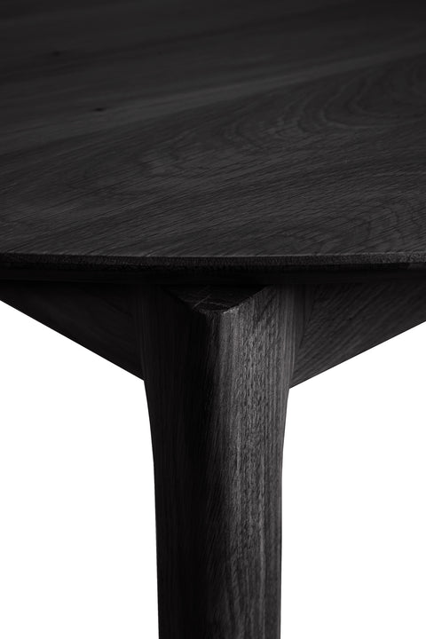 Bok Round Extendable Dining Table - Oak Black