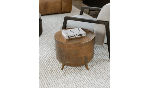 Kettel Accent Table Brass