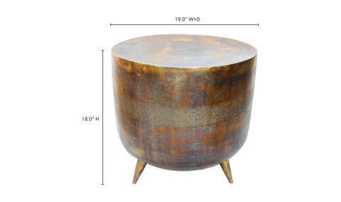 Kettel Accent Table Brass