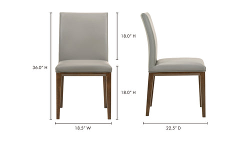 Frankie Dining Chair Grey