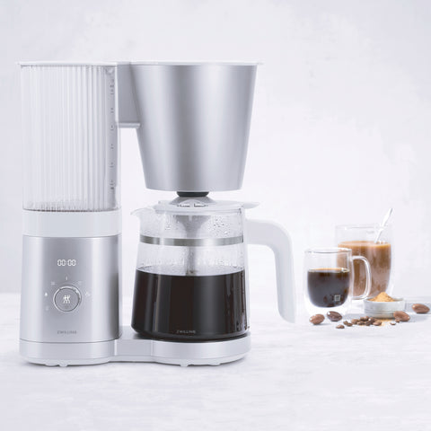 Enfinigy - Drip Coffee Maker - Glass - Silver