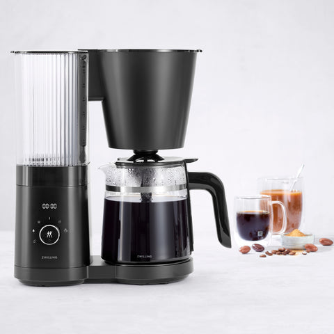 Enfinigy - Drip Coffee Maker - Glass - Black