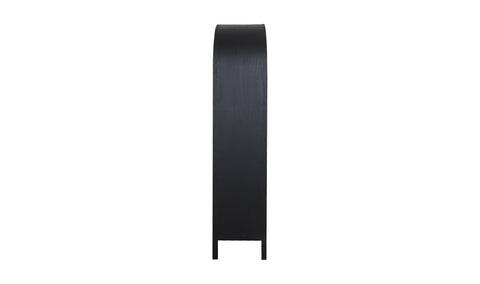 Wilde Display Cabinet Black Oak