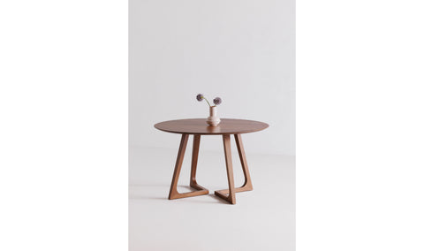Godenza Dining Table Round - Walnut - IN STOCK