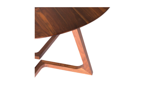Godenza Round Dining Table Walnut
