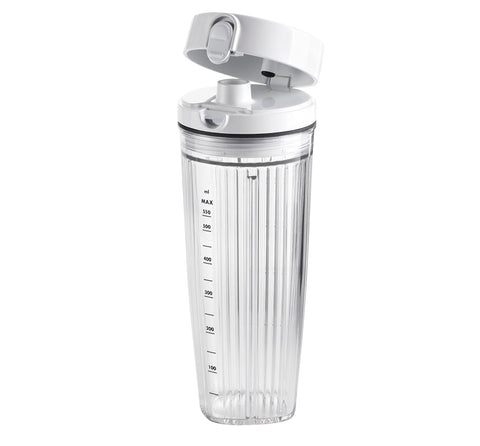 Enfinigy - Personal Blender Jar, Drinking Lid, Vacuum Lid - white