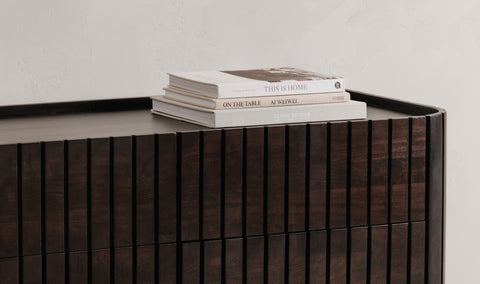 Povera 6 Drawer Dresser Black
