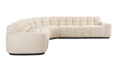 Roman L-Shaped Sectional Oat
