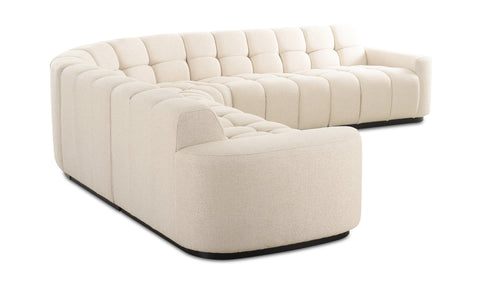 Roman L-Shaped Sectional Oat