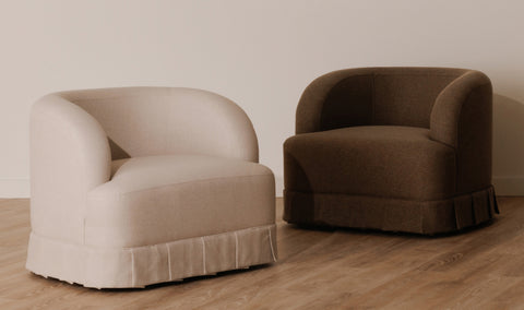 Maren Swivel Chair Brown