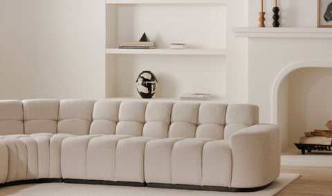 Roman L-Shaped Sectional Oat