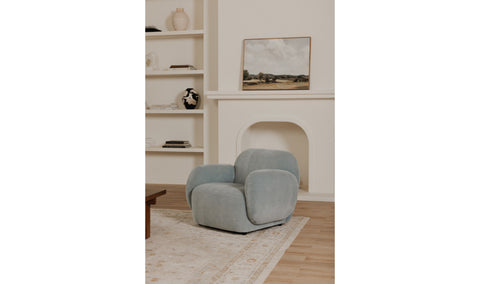 Hazel Lounge Chair Light Blue