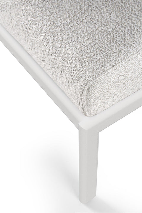 Jack outdoor footstool - Aluminium - Off White