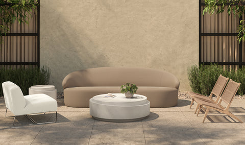 Palma Outdoor Lounge Chair Warm Brown