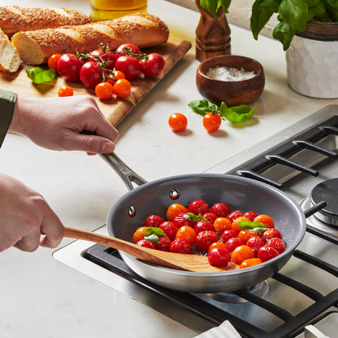 Spirit 3-Ply Ceramic Nonstick - 10" Stainless Steel Ceramic Nonstick Fry Pan