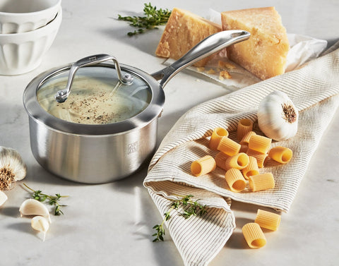 Spirit 3-Ply Ceramic Nonstick - 1-qt Stainless Steel Ceramic Nonstick Saucepan