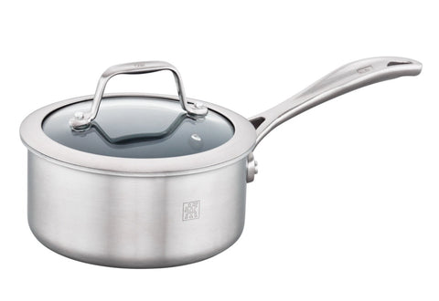 Spirit 3-Ply Ceramic Nonstick - 1-qt Stainless Steel Ceramic Nonstick Saucepan