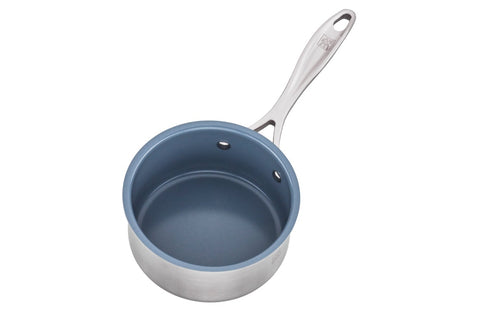 Spirit 3-Ply Ceramic Nonstick - 1-qt Stainless Steel Ceramic Nonstick Saucepan