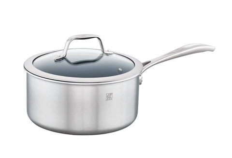 Spirit 3-Ply Ceramic Nonstick - 3-qt Stainless Steel Ceramic Nonstick Saucepan