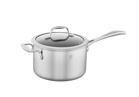 Spirit 3-Ply Ceramic Nonstick - 4-qt Stainless Steel Ceramic Nonstick Saucepan