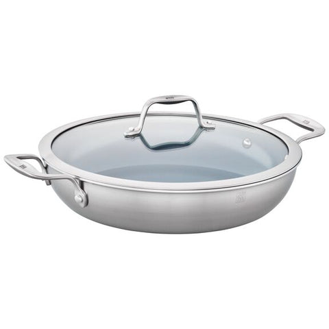 Spirit 3-Ply Ceramic Nonstick - 4-qt Stainless Steel Saute Pan