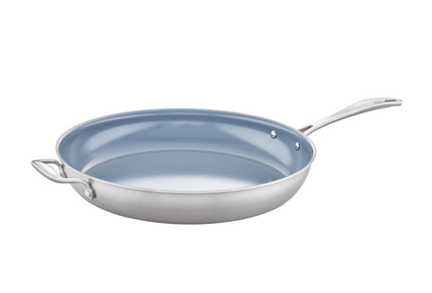 Spirit 3-Ply Ceramic Nonstick - 14" Stainless Steel Ceramic Nonstick Fry Pan