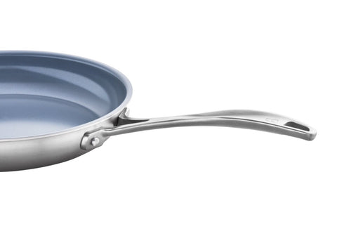 Spirit 3-Ply Ceramic Nonstick - 14" Stainless Steel Ceramic Nonstick Fry Pan
