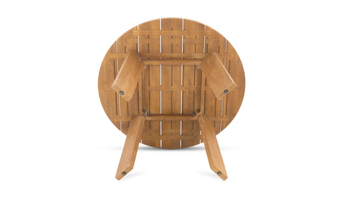 Delta Round Outdoor Dining Table Natural
