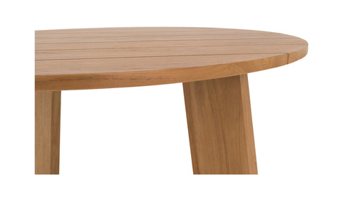 Delta Round Outdoor Dining Table Natural