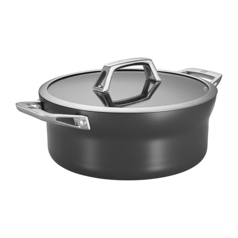 Motion - 5-qt Aluminum Hard Anodized Dutch Oven Nonstick