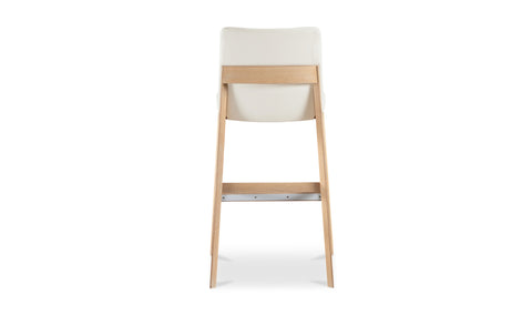 Deco Oak Barstool PVC White