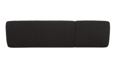 Faye Sectional Black Boucle
