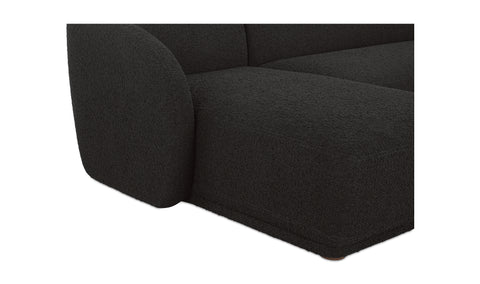 Faye Sectional Black Boucle