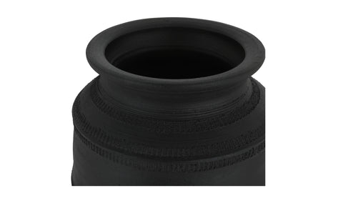 Astra Vessel Black Terracotta