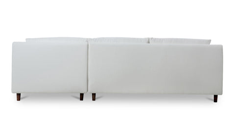 Hutton Right Sectional White