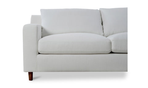 Hutton Right Sectional White