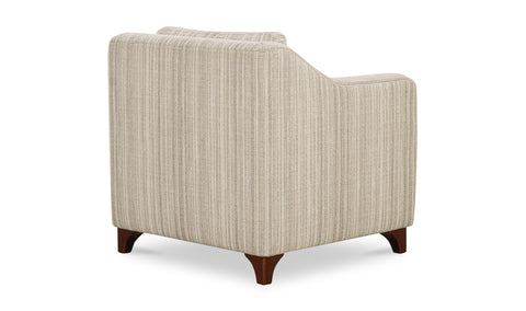Hewitt Accent Chair Beige Stripe