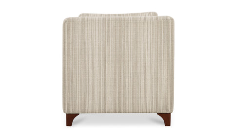 Hewitt Accent Chair Beige Stripe