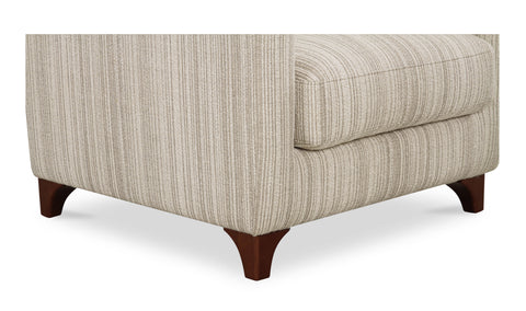 Hewitt Accent Chair Beige Stripe